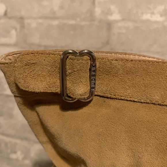 Rudsak boots Suede open toe beige size 6.5 US - Picture 7 of 8